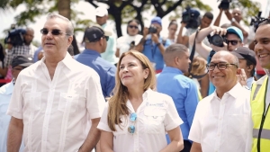 Rolfi Rojas acompaña a Presidente Abinader a recorrido