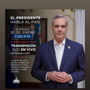 Presidente de la Republica se dirige al país