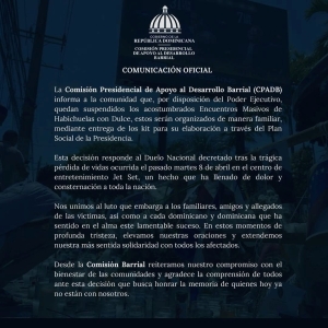 ¡COMUNICADO OFICIAL!