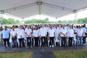 Rolfi Rojas acompaña al Presidente Abinader a inauguraciones