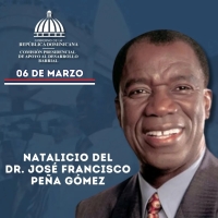 Natalicio del doctor Jose Francisco Peña Gómez