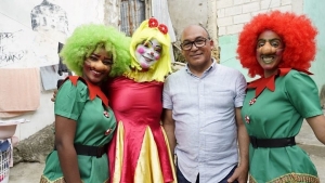 Presidente de la CPADB comparte con niños de El Dique