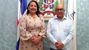Presidente de la CPADB recibe visita de Rectora de la Universidad Tecnológica del Cibao