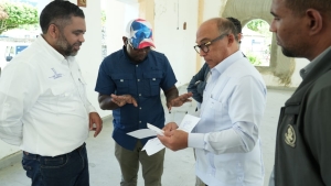 Presidente CPADB supervisa  trabajos en Cotui