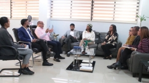 Presidente de la CPADB  recibe visita