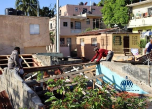 La CPADB continua diariamente sus programas “Embellece tu Barrio en Navidad y “Techos Dignos”