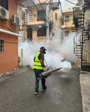 CPADB realizó fumigación en sectores del Gran Santo Domingo